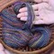 Double Helix by Living Dreams Yarn. Soft, Colorful Wool Yarn for Crochet, Knitting, Weaving. Self-Striping Sport Weight Yarn, 3 Pack, 150g